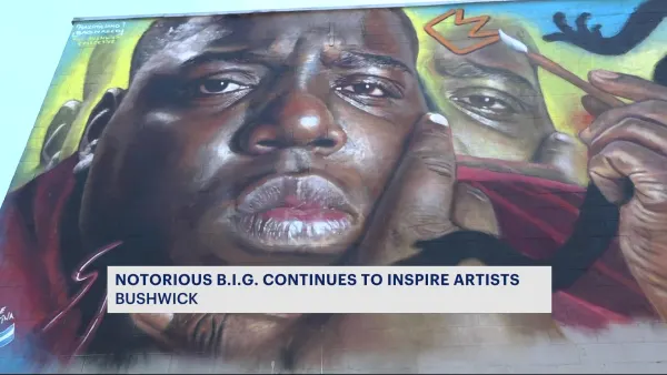 The Notorious B.I.G. continues to inspire art in Brooklyn