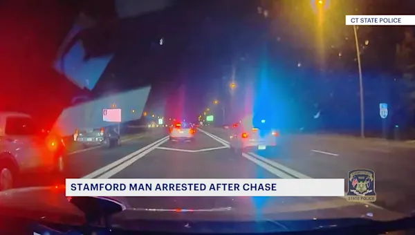Stamford man accused of leading Connecticut and Massachusetts state police on pursuits