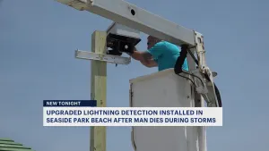 Seaside Park installs upgraded lightning detection warning system along the boardwalk