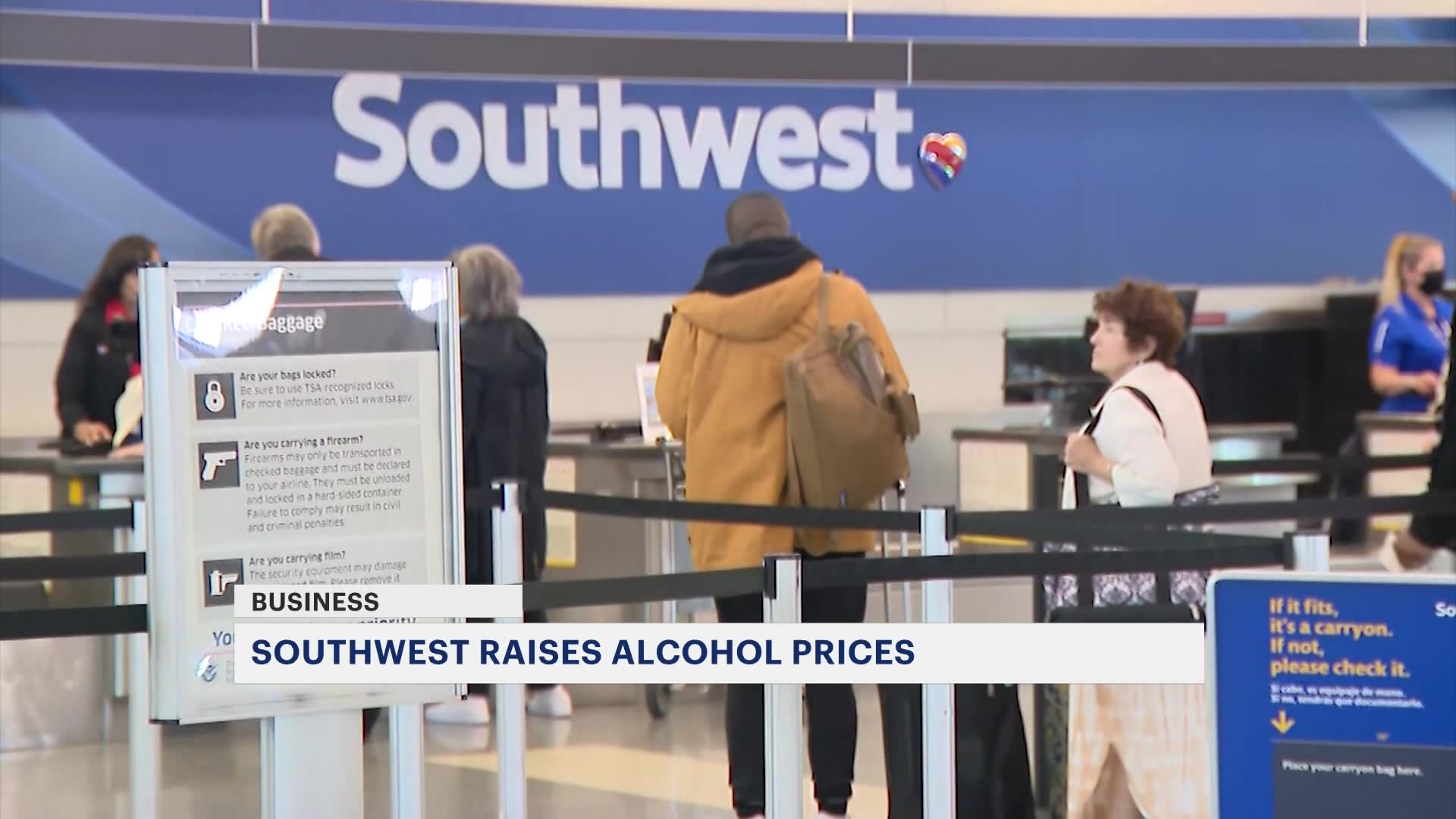 Southwest Airlines raises prices for onboard alcohol drinks