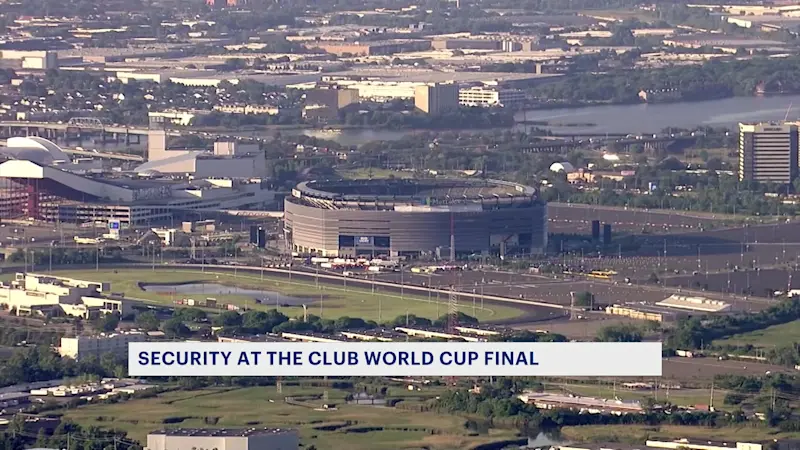 Story image: Expect enhanced security at MetLife Stadium for Club World Cup final as President Trump plans to attend