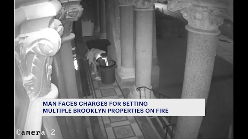 Story image: Man charged in early morning arson spree across Brooklyn