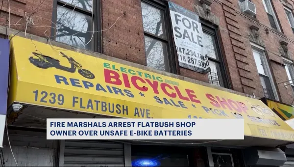 E-bike shop owner in Flatbush behind bars, accused of unsafe conditions in his business