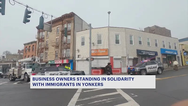 Story image: Yonkers businesses close for ‘Day Without Immigrants’ protest