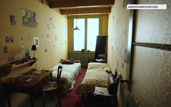 Story image: Anne Frank House comes to life at NYC exhibit