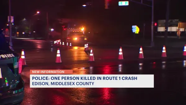 Police: 22-year-old man on electric scooter killed in Edison crash on Route 1