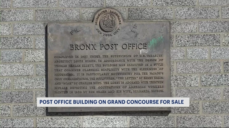 Story image: Historic Bronx post office on Grand Concourse is on the market