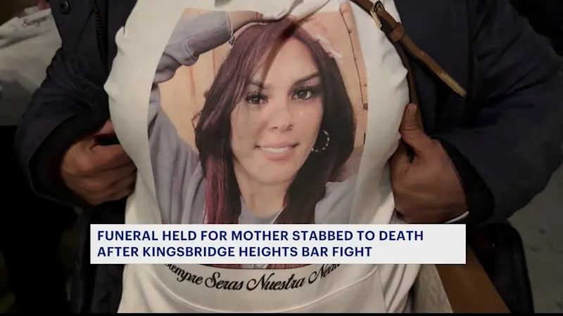 Story image: 'She was full of joy.' Loved ones bid final farewell to slain 35-year-old Bronx mother