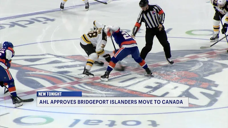 Story image: American Hockey League approves Bridgeport Islanders relocating to Canada