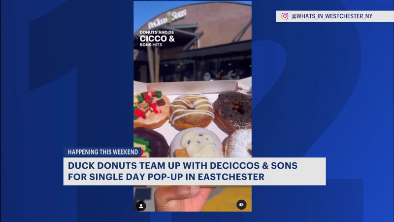 Story image: Duck Donuts teams up with DeCicco's & Sons for single day pop-up