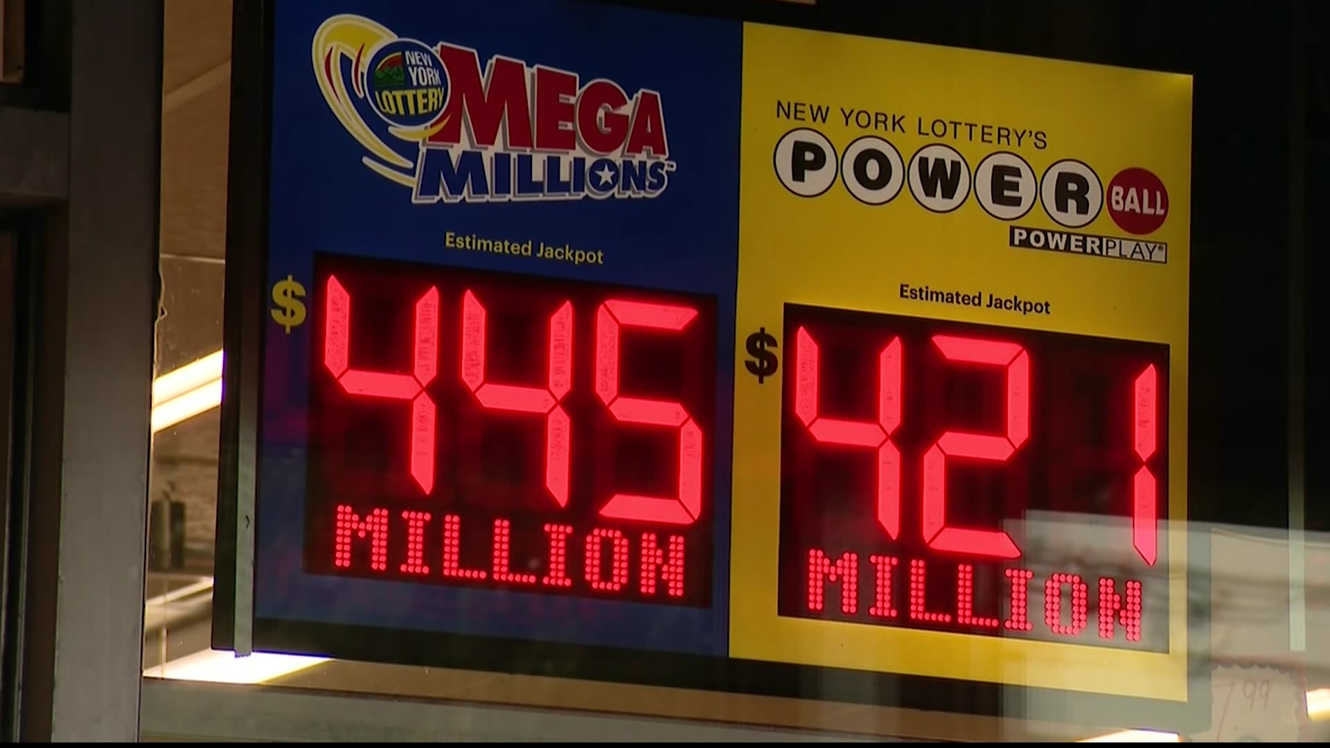 The Mega Millions jackpot soars to 494 million; Powerball jackpot is