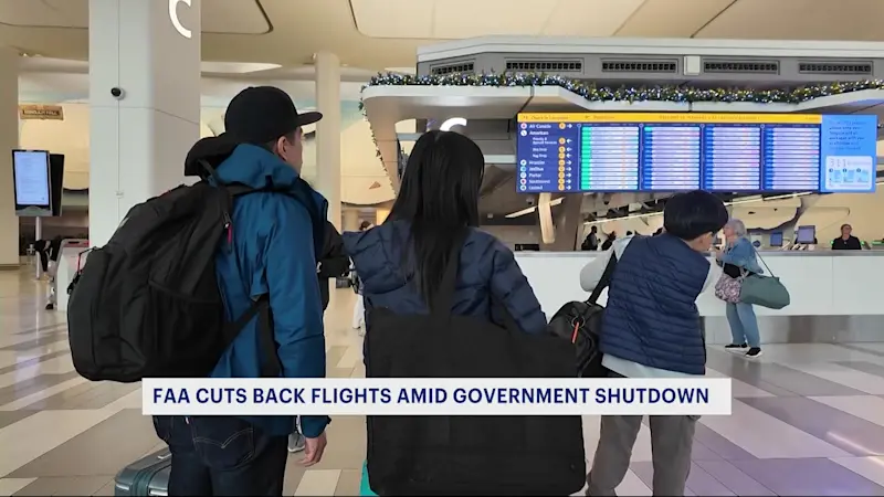 Story image: FAA grounds hundreds of flights nationwide amid historic government shutdown