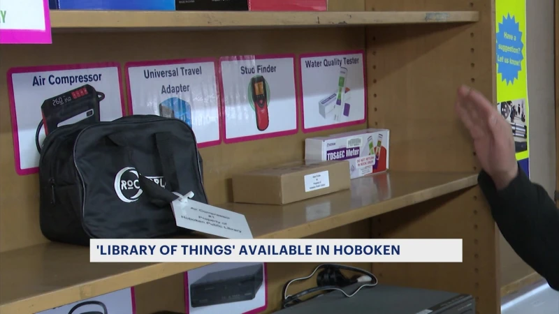 Story image: ‘We’re meeting a need of the community.’ Hoboken library rents out household items to the community