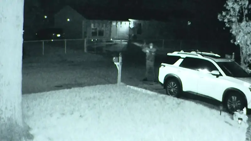 Story image: Video captures suspect fire gunshot into car in Shirley