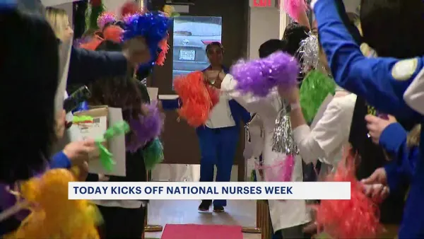 Glen Cove Hospital holds clap-in for nurses to kick off National Nurses Week