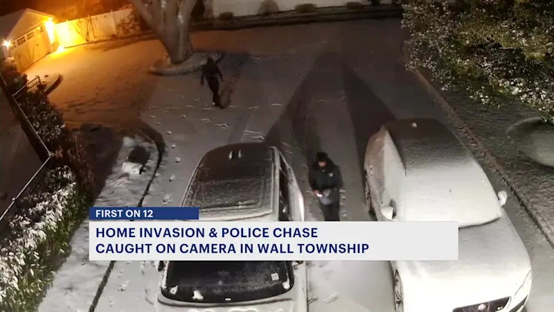 Story image: Home invasion caught on camera leads to high-speed police chase in Wall Township