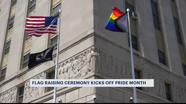 Flag-raising ceremony at Bronx Borough Hall kicks off Pride Month