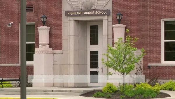 Highland Middle School kitchen fire cancels in-person classes for weeks