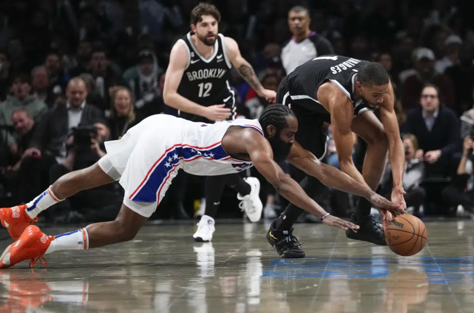 AP76ersBeatNetsGame3NBAPlayoffsRound1