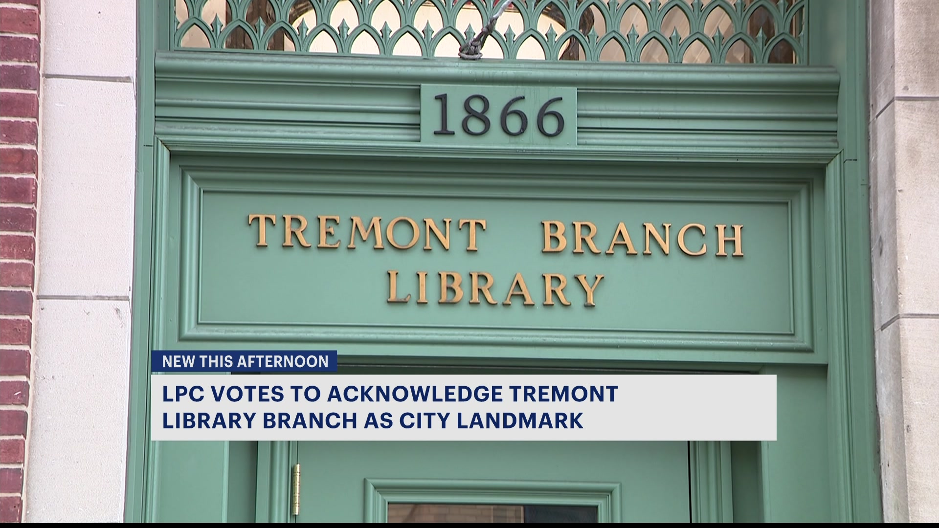 Tremont branch of New York Public Library added to NYC landmark list