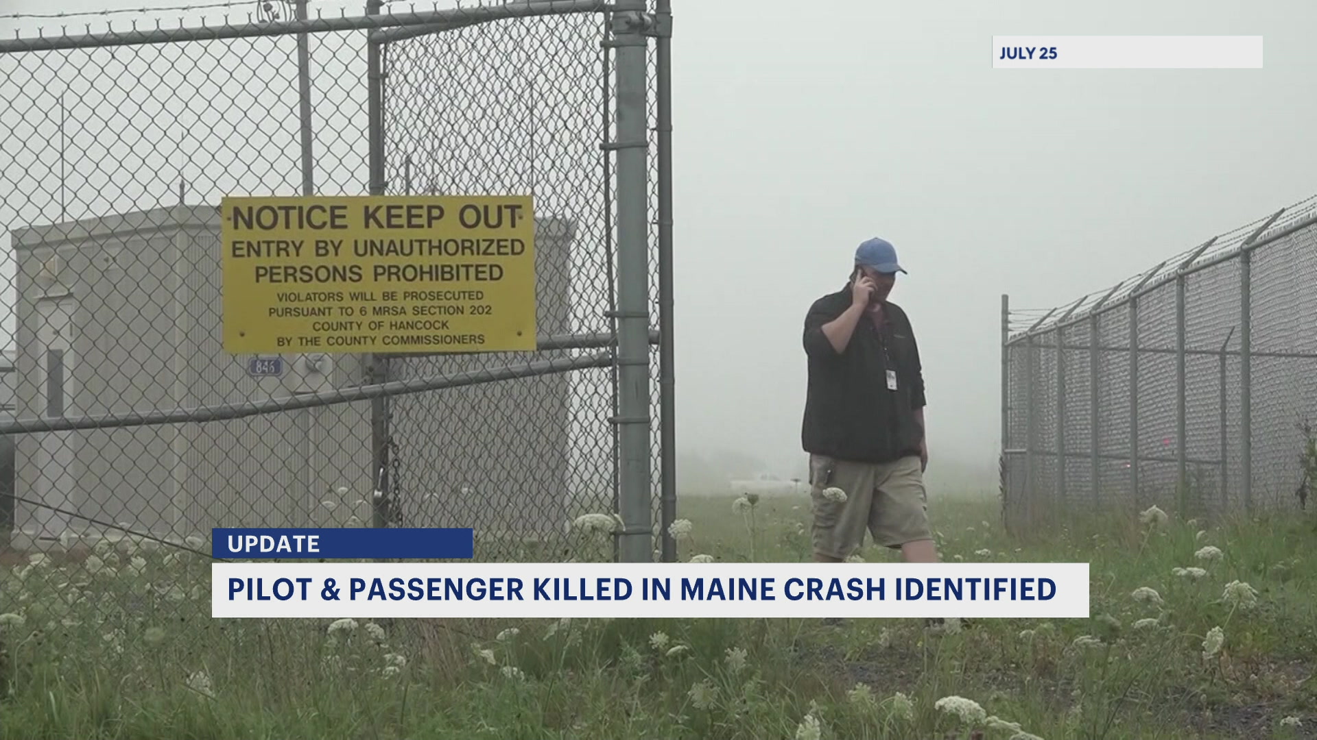 SEVEN KILLED AND ONE INJURED AFTER PRIVATE JET CRASH IN MAINE DURING visual data 7