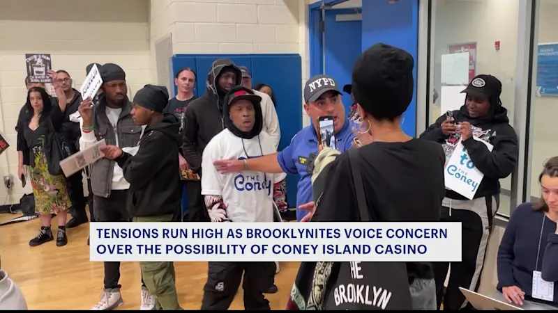 Story image: Tensions run high at final public hearing for Coney Island Casino