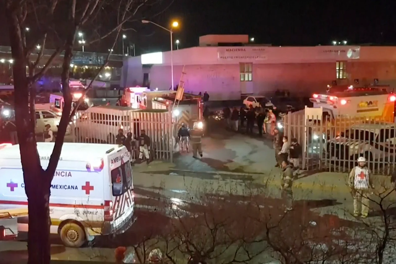 Mexican immigration facility fire
