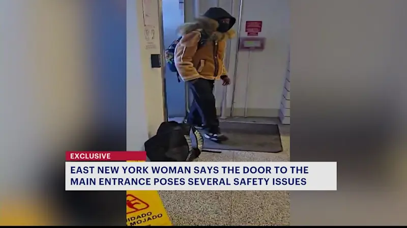 Story image: EXCLUSIVE: NYCHA resident raises concerns over broken entrance door at Boulevard Houses