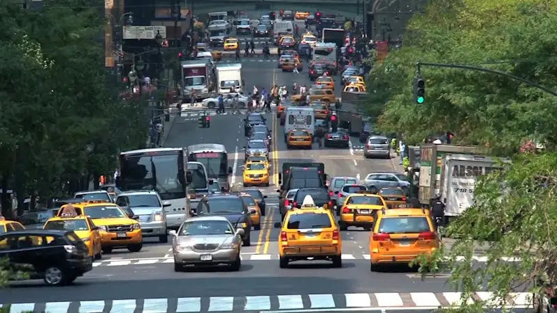 Story image: Congestion pricing in effect Sunday in Manhattan