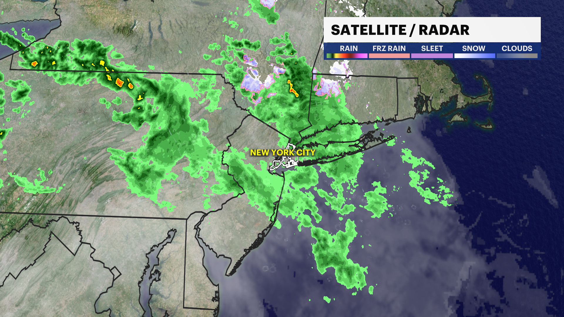 RADAR NYC - RAINY MORNING