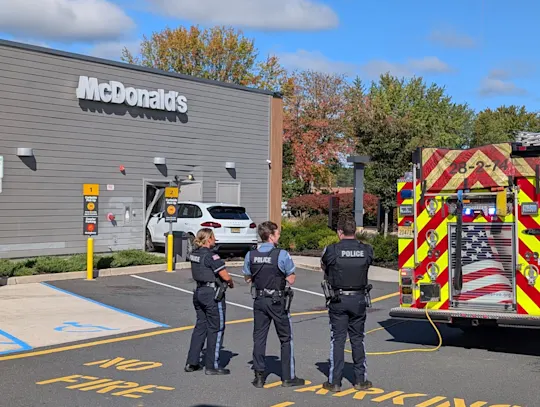 Car vs. McDonald's