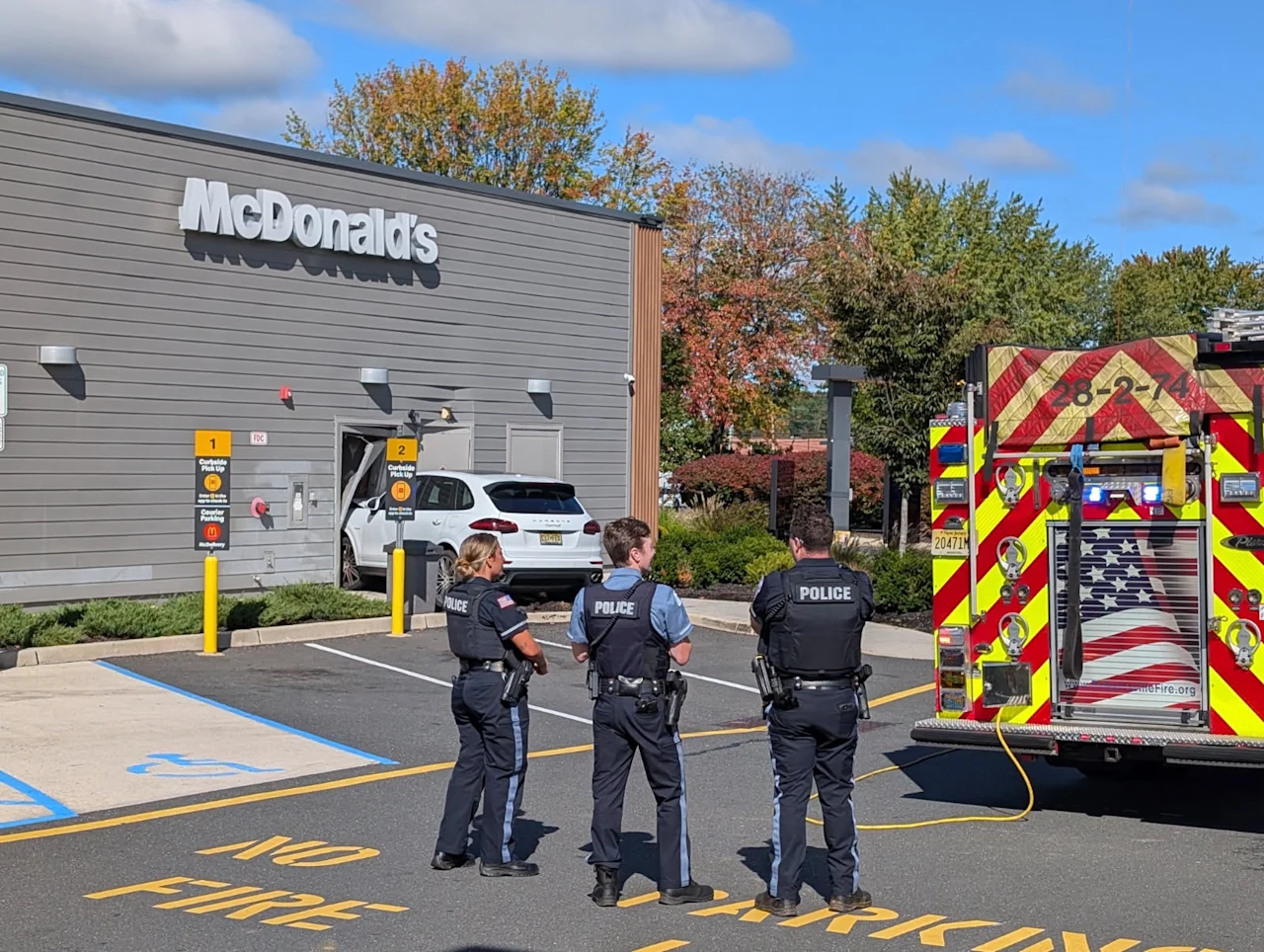 Car vs. McDonald's