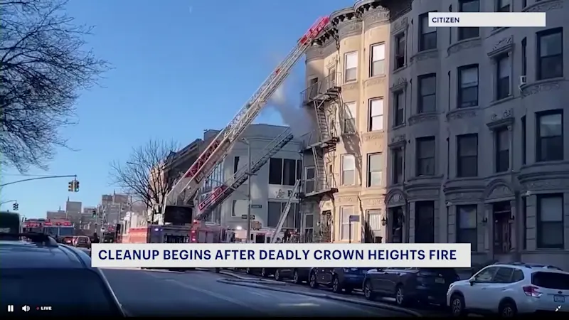 Story image: 1 person dead in fire at Crown Heights apartment