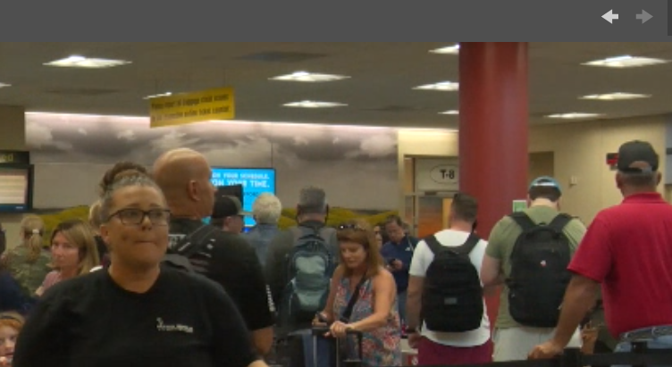 Story image: Westchester County Airport is busy, but flights moving on time for the holiday weekend