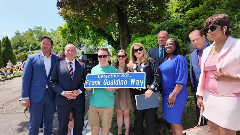 Story image: Street renaming in Yonkers honors police sergeant killed in crash