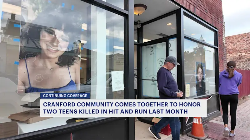 Story image: Cranford community raises money for families of teens killed in apparent hit-and-run crash