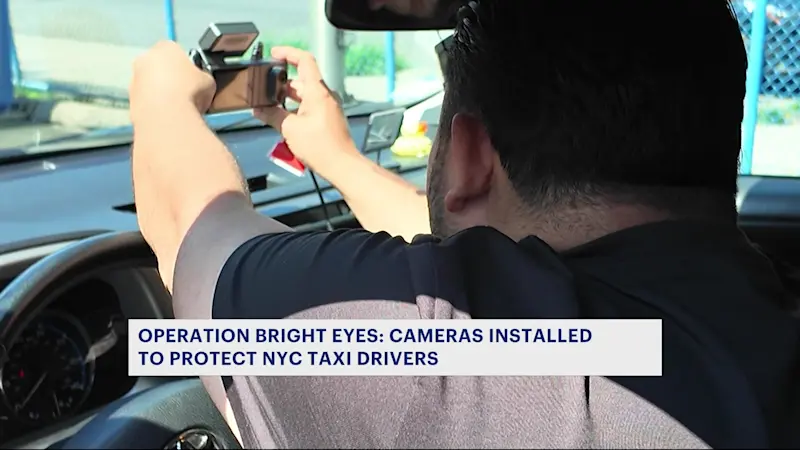 Story image: Operation Bright Eyes: Cameras installed to protect NYC taxi drivers