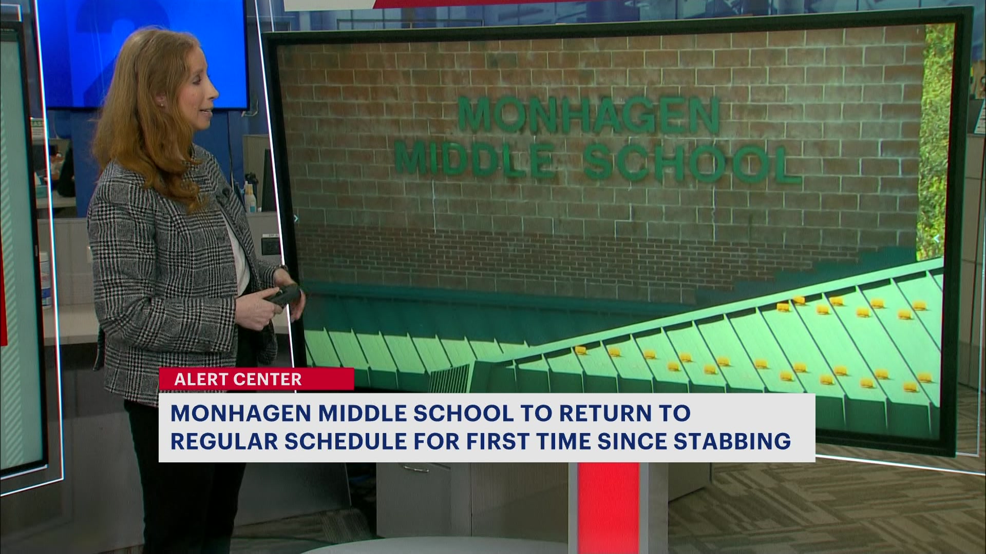 News 12 Hudson Valley Monhagen Middle School Returns To Normal