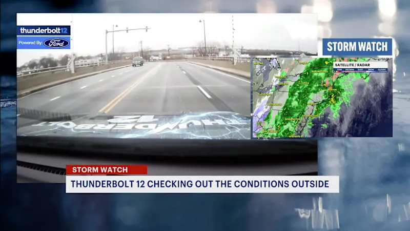 Story image: Thunderbolt 12: Potential heavy downpours to make for slick driving       