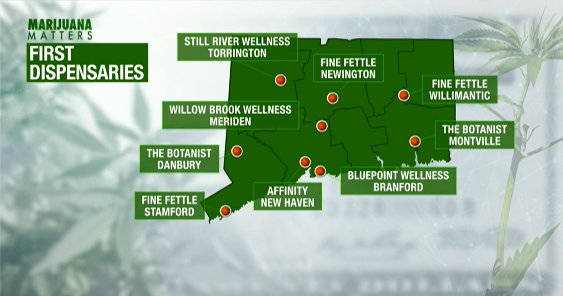 First recreational dispensaries in Connecticut