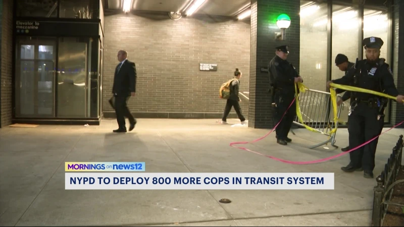 Story image: New York City to send 800 more officers to police subway fare-beating across Brooklyn