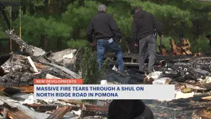 Rockland Hasidic leaders hope to salvage sacred Torah scrolls after fire destroys synagogue