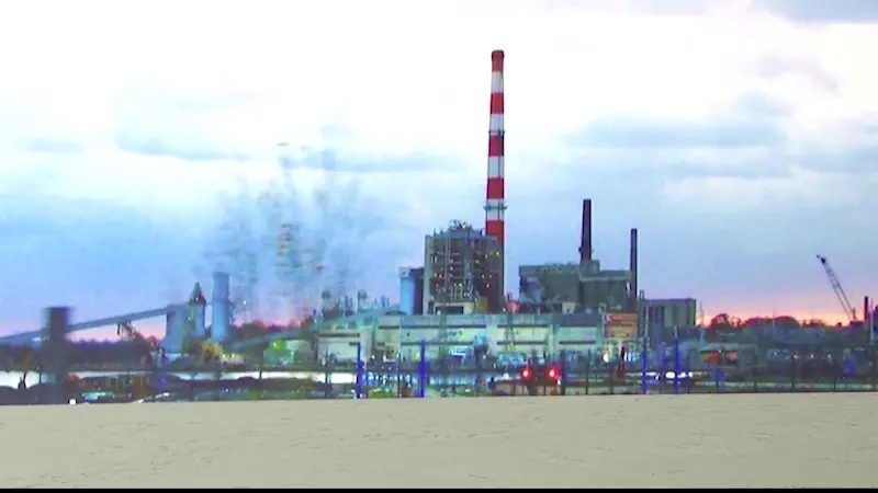 Story image: 'Soon to be Gone' art exhibit pays tribute to Bridgeport smokestack 