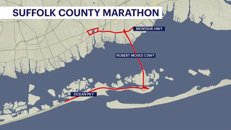 Story image: Thousands of runners expected to take part in Catholic Health Suffolk County Marathon Weekend in Babylon   