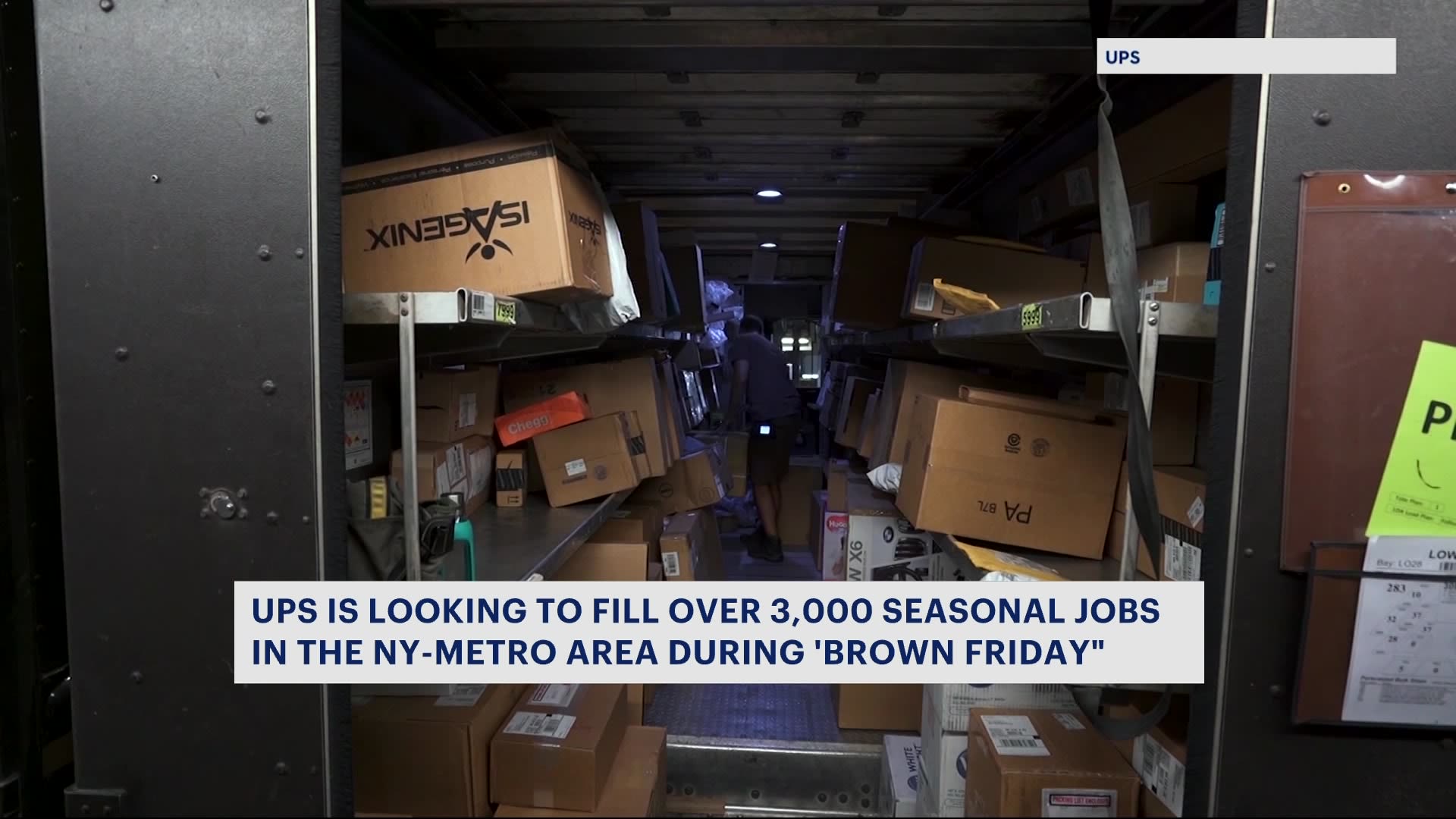 UPS bringing seasonal jobs to NYC