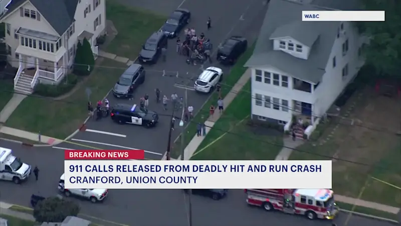 Story image: 911 calls released from deadly Cranford hit-and-run