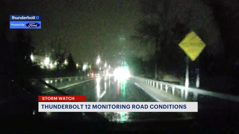 Story image: Thunderbolt 12: First rain in 95 days making for slick roadways