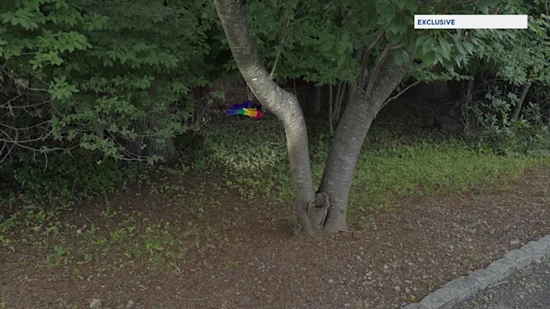 Story image: Exclusive: Pride flag stolen from Smithtown home during Pride month