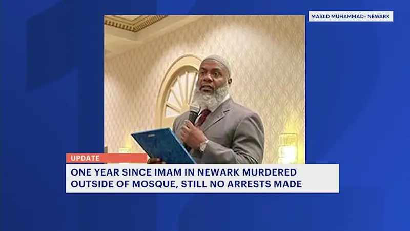 Story image: Questions remain 1 year after Imam Hassan Sharif’s death outside Newark mosque