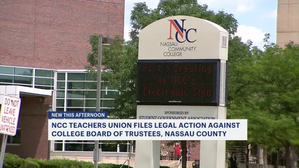 NCC teacher's union files legal action against college board of trustees, Nassau County